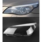 Bmw 5 Serisi E60 Kaşlı Far Camı - Sol