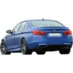 Bmw 5 Serisi F10 (2010 - 2014) M5 Arka Tampon Eki - Difüzör (Plastik)(Boyasız)