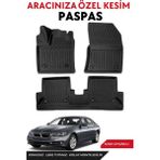 Bmw 5 Serisi F10 2013-2015-2015-2016 Model Araca Özel Havuzlu Paspas Takım - Siyah