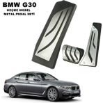 Bmw 5 Serisi G30 M Sport 20I 2017-2023 Uyumlu Geçme Otomatik Pedal Seti Siyah Krom - Belirtilmemiş