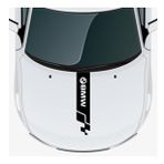 Bmw 520 İçin Uyumlu Aksesuar Oto Kaput Şerit Sticker