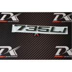 Bmw 735li 735i Bagaj Krom Metal 3m 3d Yazı Logo