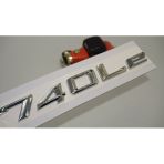 Bmw 740le Bagaj Krom Metal 3m 3d Yazı Logo