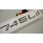 Bmw 745ld Bagaj Krom Metal 3m 3d Yazı Logo