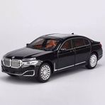 BMW 760 Araba BMW 7 Serisi Araba 1:24 Diecast Metal Model Araba Koleksiyon Araba Sesli Işıklı