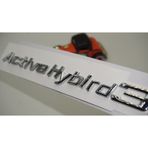 Bmw Active Hybrid3 Bagaj Krom Metal 3m 3d Yazı Logo