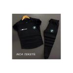 Bmw Baskılı Original Ünisex Yazlık T-Shirt Ve Eşofman Altı 2 Li Set Combin Takım