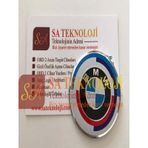 Bmw direksiyon logo 47 mm Aliminyum(NewType Mavi-Beyaz)