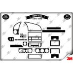 Bmw E 36 1991-1998 Torpido Konsol Trim Göğüs Maun Kaplama Set 23 Parça Siyah