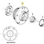 BMW E31 E32 E34 OPTİMAL ASİMETRİK ÖN PORYA 31211129386