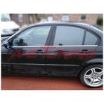 Bmw E46 1998-2005 4 Parça Krom Cam Çıtası