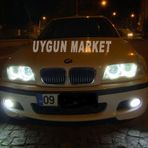 BMW E46 Cotton Angel Halka Seti Beyaz , e46 beyaz far içi halka , bmw beyaz halka , e46 angel set