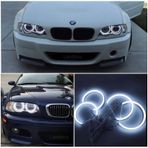 Bmw E46 Led Angel Halka Seti Beyaz Far İçi Halka Takımı Premium Seri 4x131mm