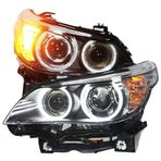 Bmw e60 lci model ön far lambası angel mercekli makyajsız kasa uyumlu