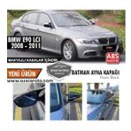 BMW E90 LCİ Makyajlı Kasa 2008-2011 3 Serisi Batman Yarasa Ayna Kapağı Piano Black ABS Plastik