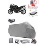 Bmw F 800 Gt Branda Gri Arka Çanta Uyumlu(Topcase) Motosiket Brandası Motor Örtüsü Çadır Su Geçirmez Motosiklet Kılıfı Motor Brandası,lastikli,taşıma Torbalı