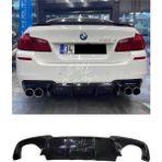 Bmw F10 2011-2017 M5 Vorsteiner Difüzör (Plastik) Parlak Siyah F10 Arka-Bodykit-Difizör-Karlık-Ek