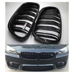Bmw F10 m5 ön böbrek panjur piano black çift tırnak