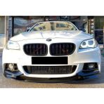 Bmw F10 Ön Tampon Lipi M Performans Flaplı Parlak Siyah - Plastik