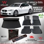 Bmw F10 Paspas Bagaj Havuzu 5 Serisi 2010 2017 Arası 3d Wöller Ultraflex Set