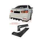BMW F30-F80 M3 Flap PLASTİK F80 M3 Arka-Tampon-Flap-Bıçak-Lip-Ek