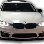 Bmw F30 - F80 M3 Vortsteiner Ön Lip (Taiwan Tampon Uyumlu) (Piano Black Boyalı) (Plastik)