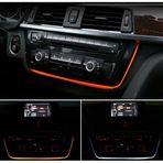 Bmw F32 F33 klima çerçevesi paneli ledli ışıklı piano black