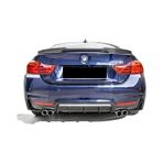 Bmw F36 4 Serisi M Performance Difüzör Piona Black 2014 ve üzeri Sağ Sol Çift Egzoz Çıkışlı