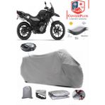 Bmw G 650 Gs Arka Çanta Uyumlu (Gri) Motorsiket Brandası Motor Örtüsü Çadır Su Geçirmez Motosiklet Kılıfı Motor Brandası - Gri- Arka Çanta UYUMLU