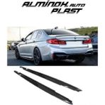 Bmw G30 Uyumlu Marşpiyel Lipi Alt Bıçak Siyah