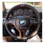 Bmw Gt M-logolu Oto Deri Dikmeli Direksiyon Kılıfı