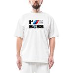 Bmw Im Boss Oversize Beyaz Tişört - XL