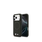 Bmw Iphone 17 Pro Max M Logolu Delikli M Dizayn Magsafe Uyumlu Siyah Telefon Kılıfı