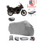 Bmw K 1100 Lt Branda Gri Arka Çanta Uyumlu(Topcase) Motosiket Brandası Motor Örtüsü Çadır Su Geçirmez Motosiklet Kılıfı Motor Brandası,lastikli,taşıma Torbalı