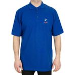 Bmw Logo M Power Kalp Üzeri Polo Yaka Mavi Tişört - 2XL
