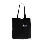 BMW Logo M Power Motorsport 2 Siyah Kanvas Bez Çanta Siyah
