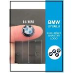 Bmw Logolu Anahtar Amblemi Logo 2 Adet 1.4 Cm Damla Etiket