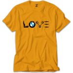 Bmw Love Sarı Tişört - XL