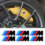 Bmw M Logo Kaliper Oto Sticker Yapıştırma Çıkartma Etiket 6 Adet