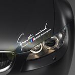 Bmw M Motorsport Logo Sport Mind Oto Kaput Sticker Etiket Yapıştırma