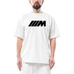 Bmw M Power Black Oversize Beyaz Tişört - XL