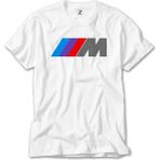 Bmw M Power Logo Beyaz Tişört - 5XL