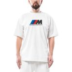 Bmw M Power Motorsport Oversize Beyaz Tişört - XL