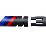 Bmw M3 Yazı / Logo Siyah E90-e92-e93-f30 51148041901 Küçük
