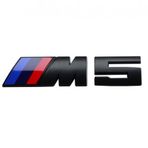 Bmw M5 Yazı / Logo Siyah E39 E60 Büyük