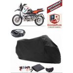 Bmw R 1100 Gs Branda Siyah Arka Çanta Uyumlu(Topcase) Motosiket Brandası Motor Örtüsü Çadır Su Geçirmez Motosiklet Kılıfı Motor Brandası,lastikli,taşıma Torbalı