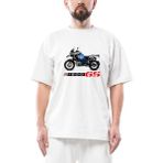 Bmw R1200GS Oversize Beyaz Tişört - L