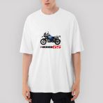 Bmw R1200Gs Oversize Beyaz Tişört