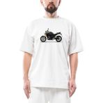 Bmw R1200R Oversize Beyaz Tişört - XL