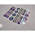 Bmw Sticker Seti Gümüş Mpower Mperformance 24 Parça